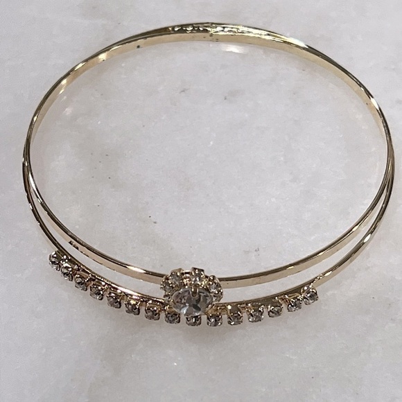 NEW Art Deco RHINESTONE BRACELET - Picture 3 of 5